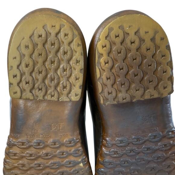 LL Bean Maine Hunting Duck Boots Men Size 13 W Vintage Ankle Lace Up MADE IN USA - Picture 10 of 14